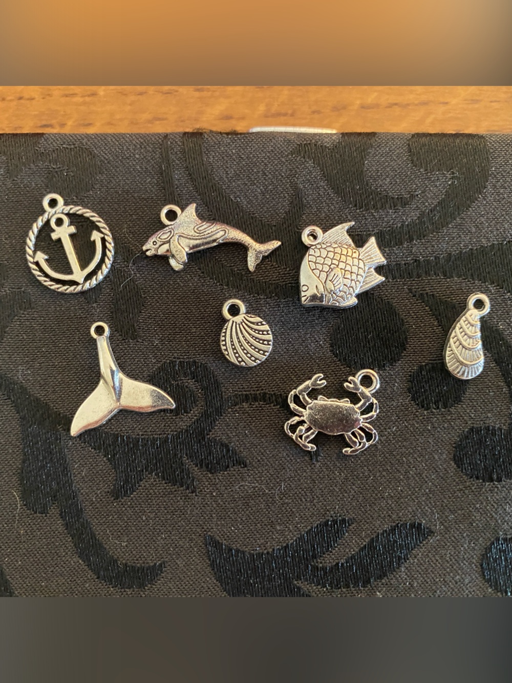 Coastal Sea Life Charm Set